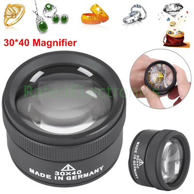 #ad 40X magnifying Glass Optical Magnifier Jewelry Watch Electronic Repair Tool USA $7.07