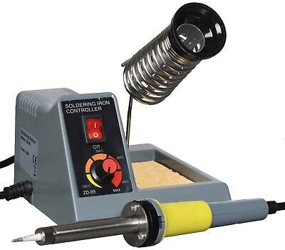 #ad Soldering Station with 5W to 40W Temperature Adjustable Iron 1.5mm Pointed Tip $29.99