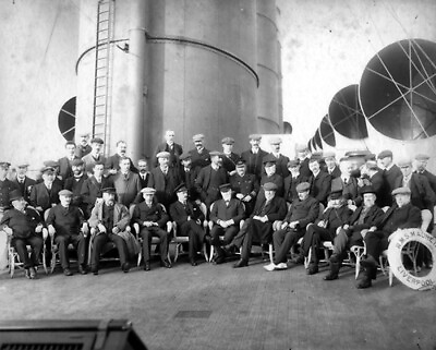 #ad Crew of RMS Mauretania 1906 Photo $12.00