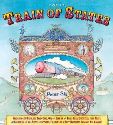 #ad The Train of States hardcover Peter Sis 0060578386 $4.44