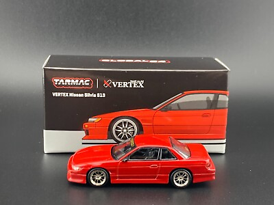 #ad #ad Tarmac Works Nissan Silvia S13 Red Vertex 1 64 $13.99