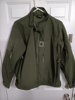 #ad Condor Phantom Soft shell Tactical Jacket 606 Men’s M Zip Pockets Green USN $31.96